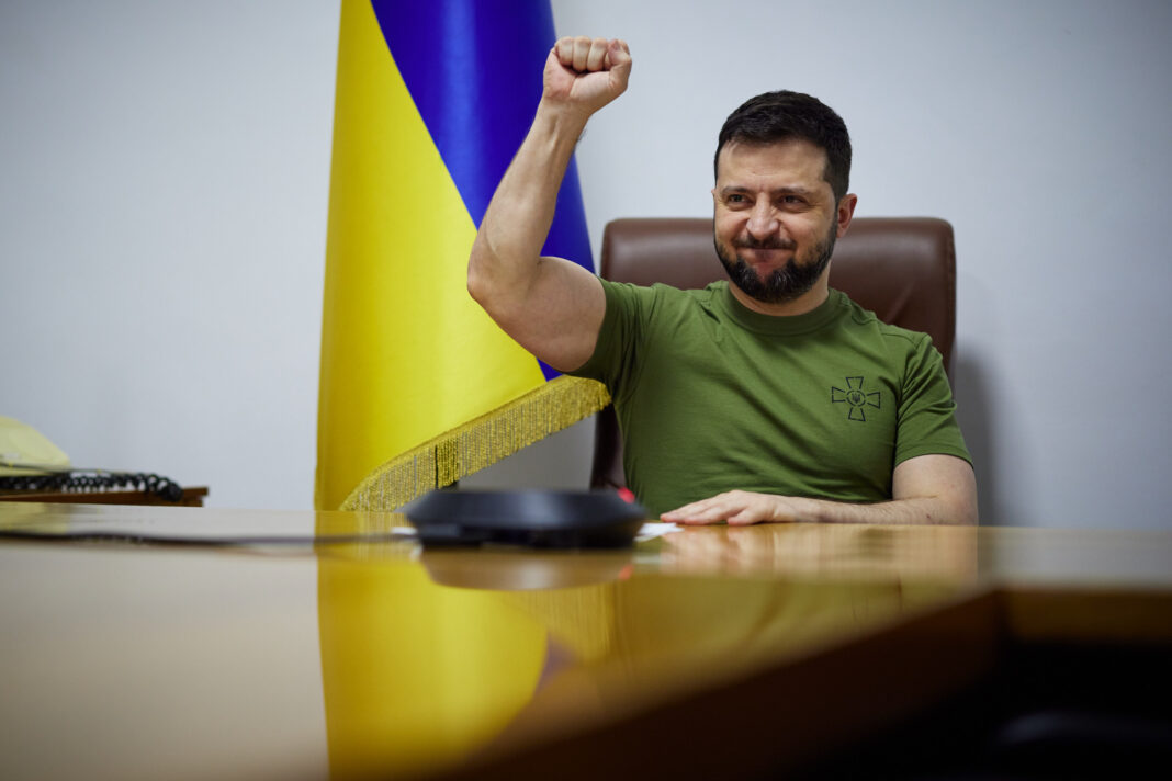 IL PRESIDENTE DELL’UCRAINA VOLODYMYR ZELENSKY