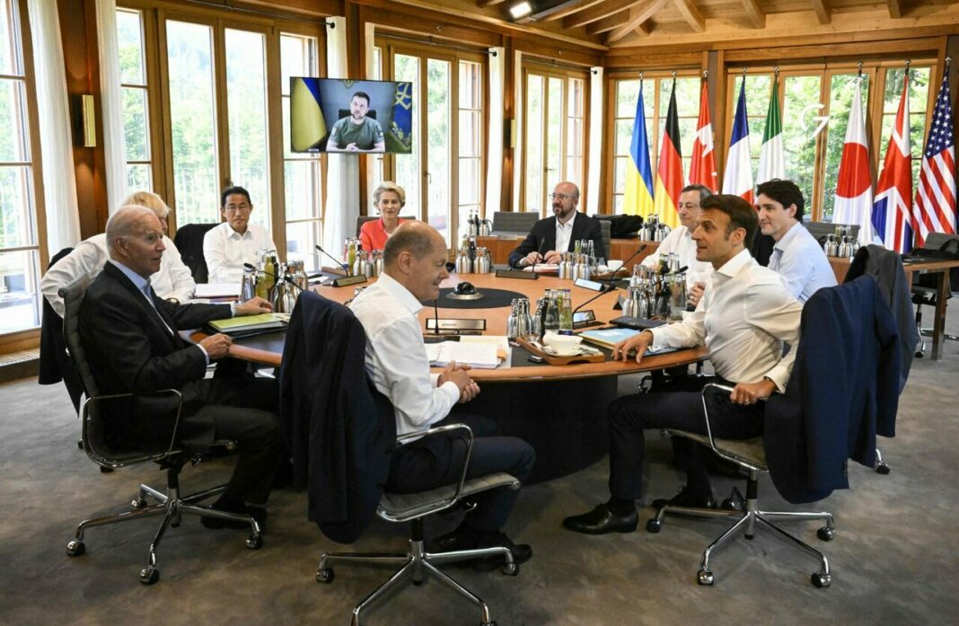 Zelensky ringrazia leader G7 per sostegno