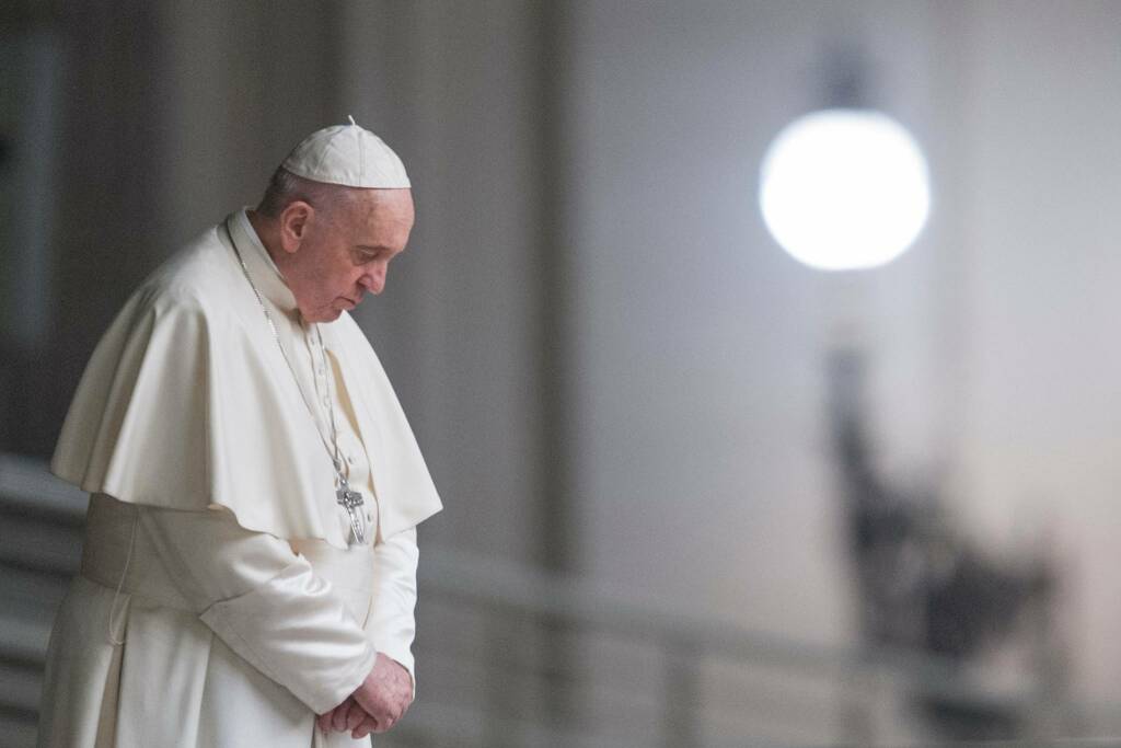 Pope Francis Presides Over The Way Of The Cross, Sagrato Of St. Peter's Square