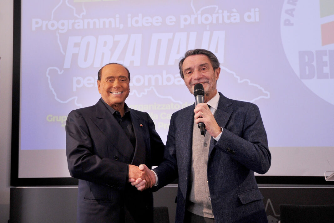 APERTURA DELLA CAMPAGNA ELETTORALE DI FORZA ITALIA A SOSTEGNO DI ATTILIO FONTANA COME PRESIDENTE DELLA REGIONE LOMBARDIA