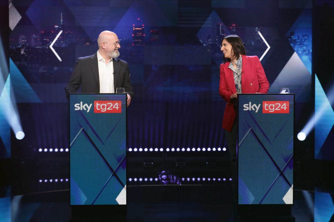 SKY TG24, CONFRONTO TRA I CANDIDATI STEFANO BONACCINI ED ELLY SCHLEIN La sfida finale di Schlein: l'appello a donne e giovani