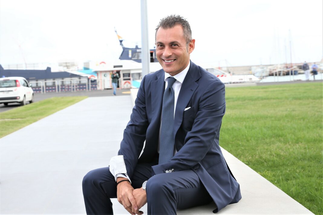 INAUGURAZIONE TERMINAL PER ALISCAFI CON IL PRESIDENTE DELL'AUTORITA' PORTUALE PASQUALINO MONTI