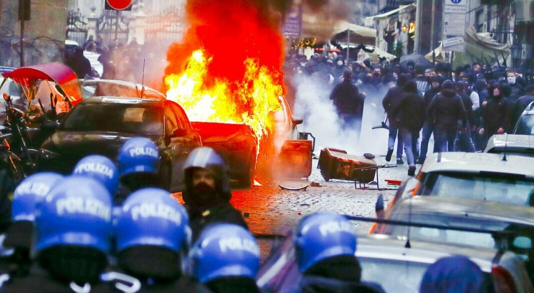scontri-napoli-francoforte Scontri Napoli, De Laurentiis: “Ora Meloni faccia come la Thatcher”