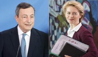 Ue, Draghi accetta incarico von der Leyen