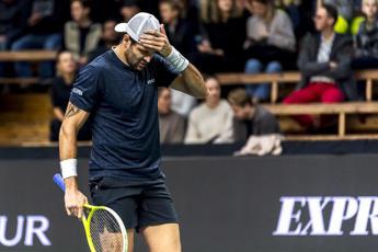 Internazionali Roma, Berrettini si ritira: problema agli addominali Internazionali Roma, Berrettini si ritira: problema agli addominali