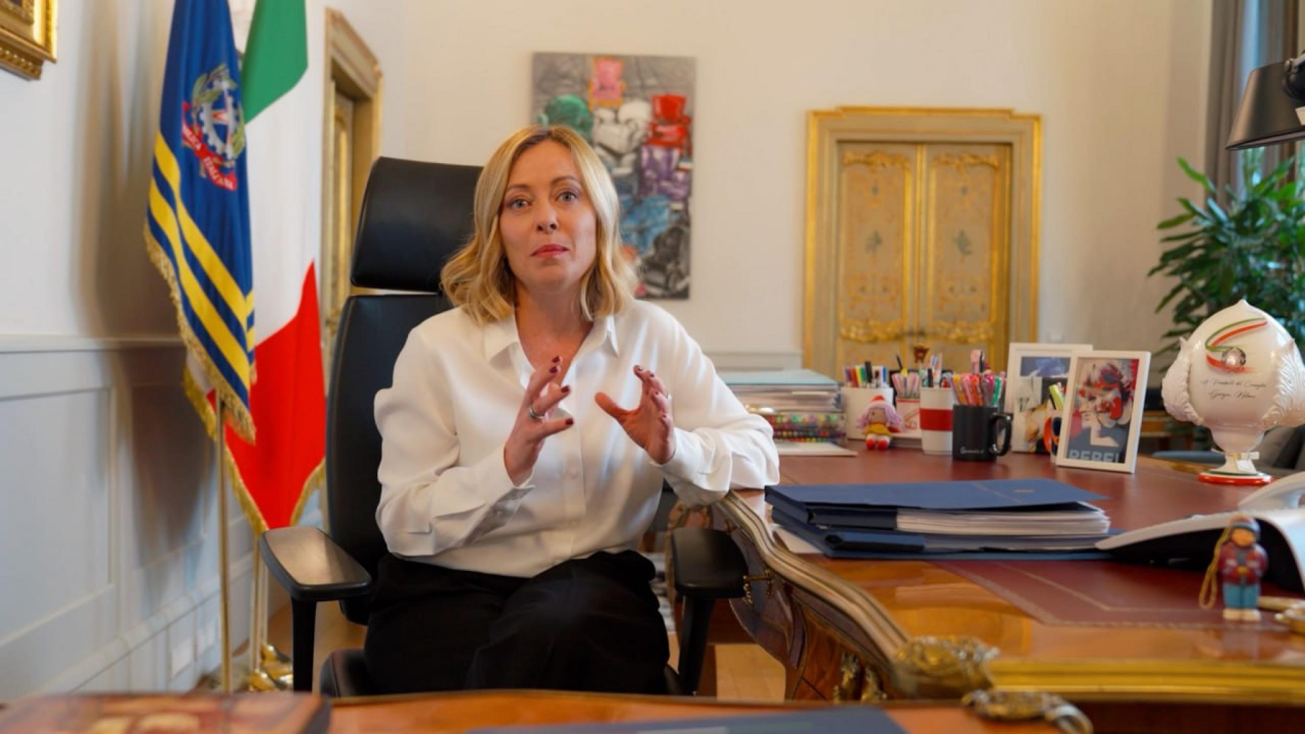 meloni replica a schlein su global sumud flotilla meglio canali alternativi
