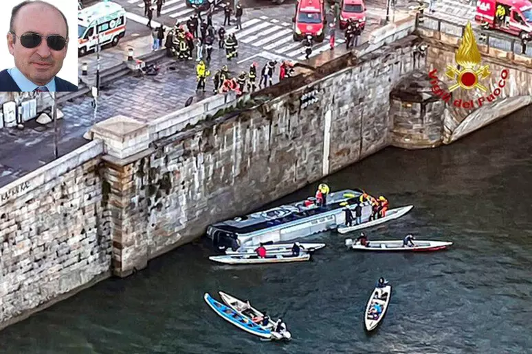 Torino bus da Lidentita.it torino bus turistico cade nel fiume po morto l autista