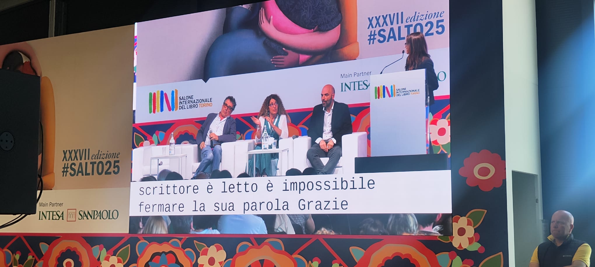 Il coraggio di scrivere: intellettuali a confronto al Salone 2025 Il coraggio di scrivere: intellettuali a confronto al Salone 2025