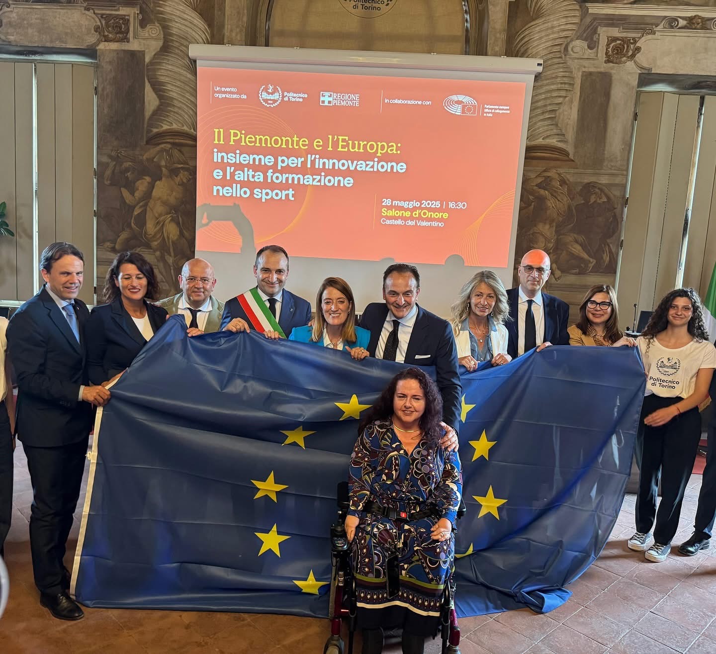 Metsola a Torino per il Politecnico e la Città dell’Aerospazio Metsola a Torino per il Politecnico e la Città dell’Aerospazio