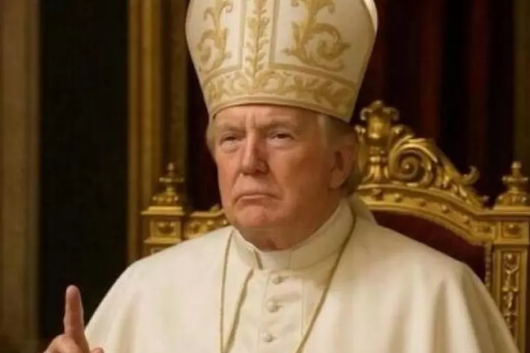 Trump “Papa” sui social della Casa Bianca: l’immagine diventa virale Trump “Papa” sui social della Casa Bianca: l’immagine diventa virale