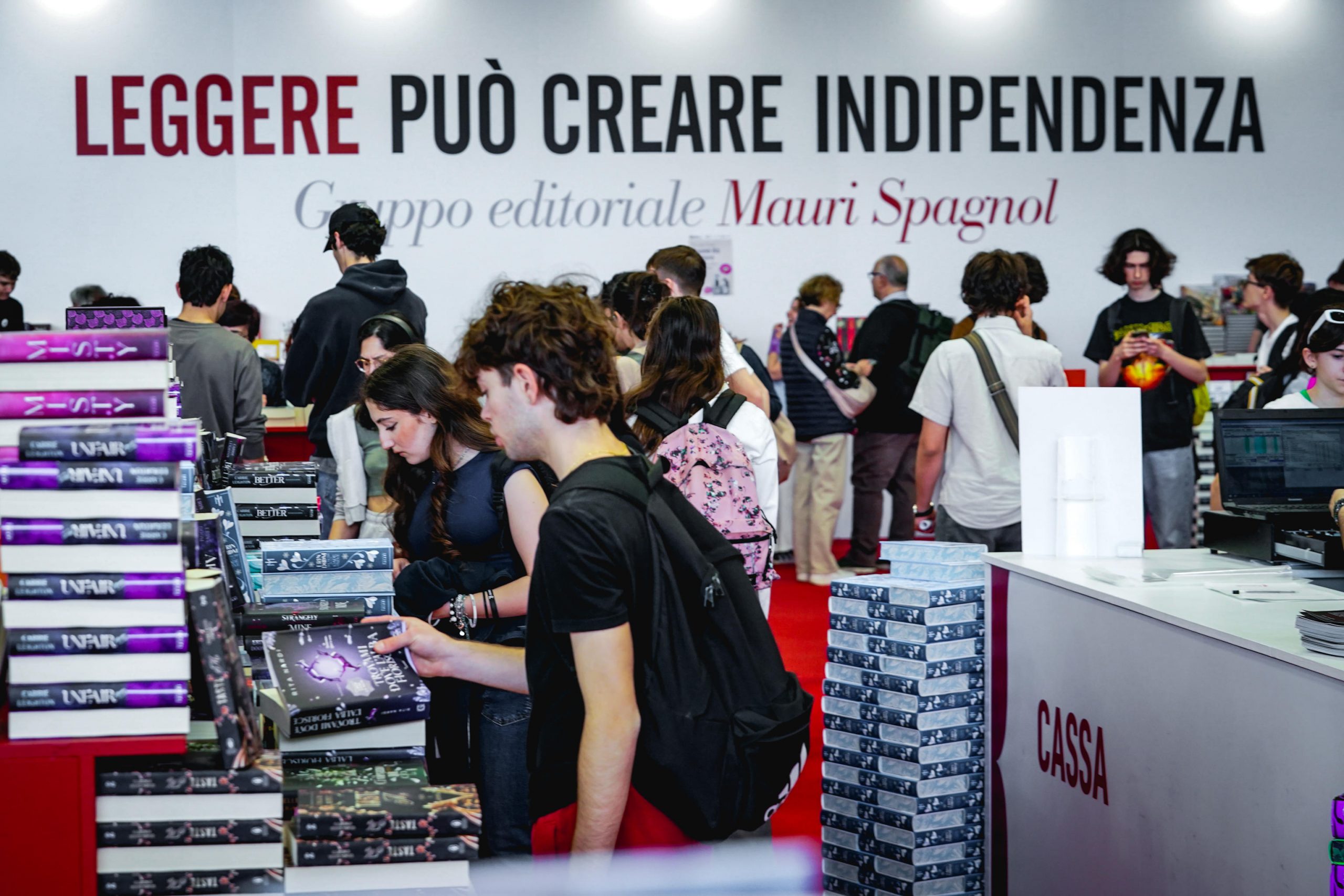 record di presenze al salone del libro