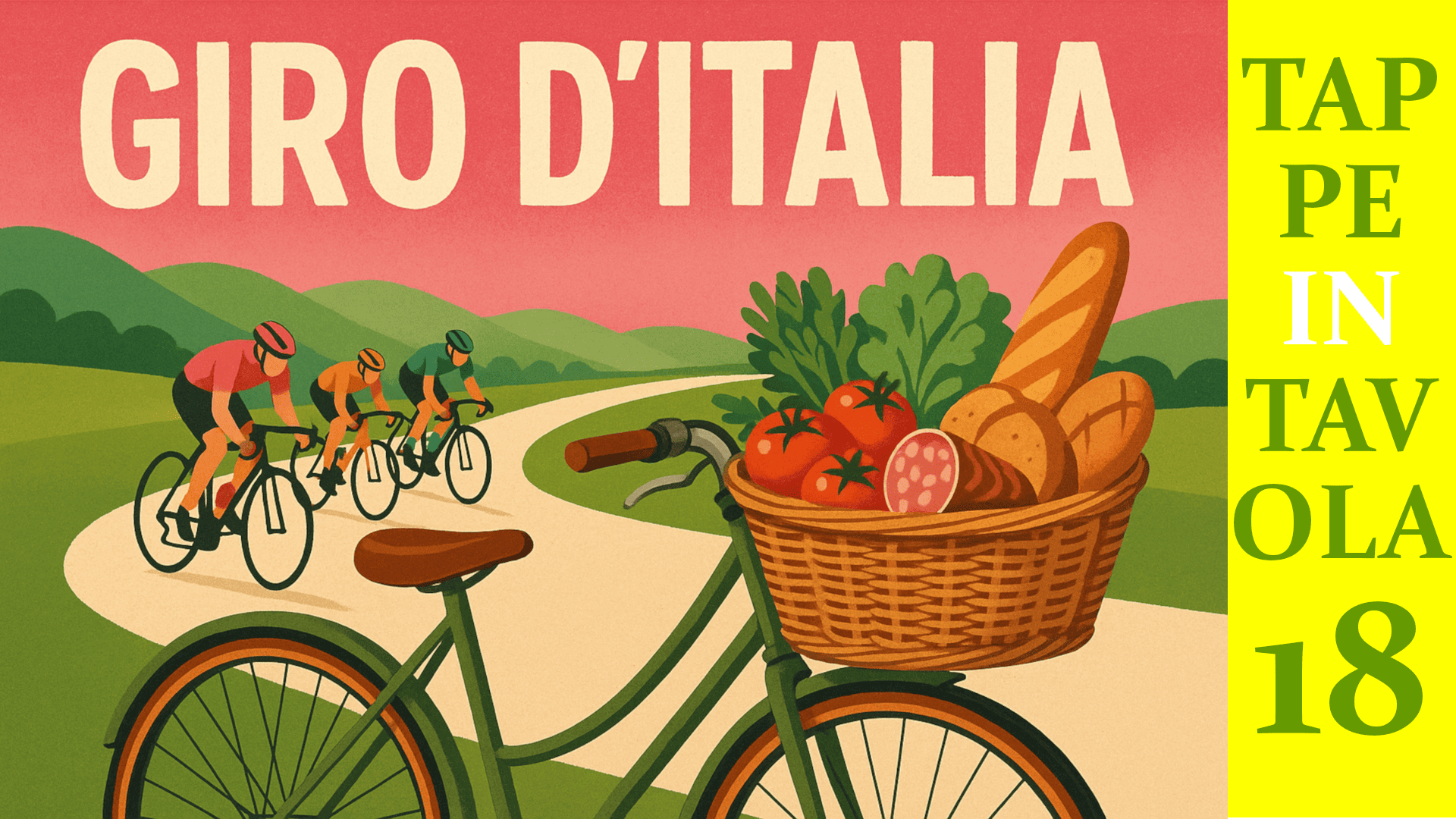 “TAPPE IN TAVOLA – GIRO D’ITALIA IN CUCINA” “TAPPE IN TAVOLA – GIRO D’ITALIA IN CUCINA”