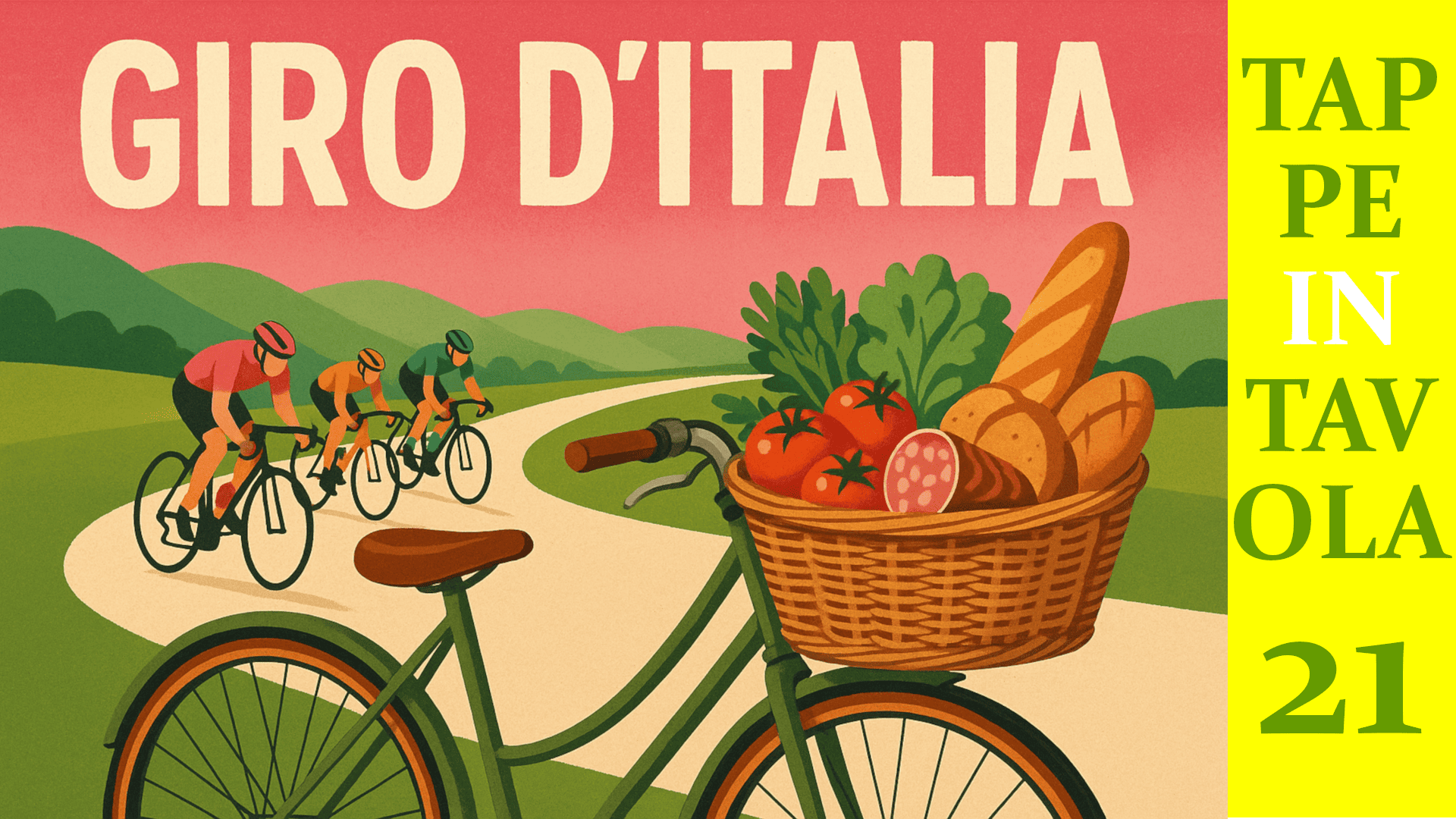 “TAPPE IN TAVOLA – GIRO D’ITALIA IN CUCINA” “TAPPE IN TAVOLA – GIRO D’ITALIA IN CUCINA”
