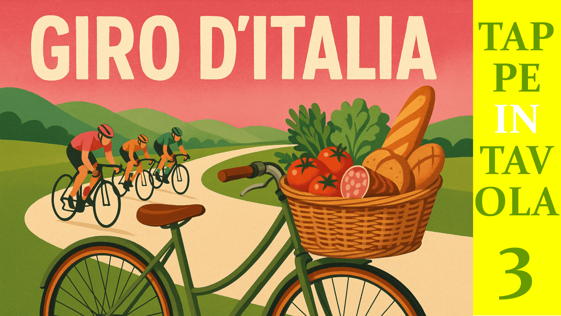 “TAPPE IN TAVOLA – GIRO D’ITALIA IN CUCINA” “TAPPE IN TAVOLA – GIRO D’ITALIA IN CUCINA”