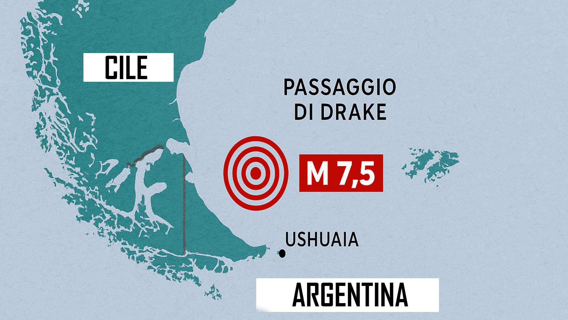 Cile rientrata da Lidentita.it cile rientrata l allerta tsunami dopo il terremoto nel passaggio di drake