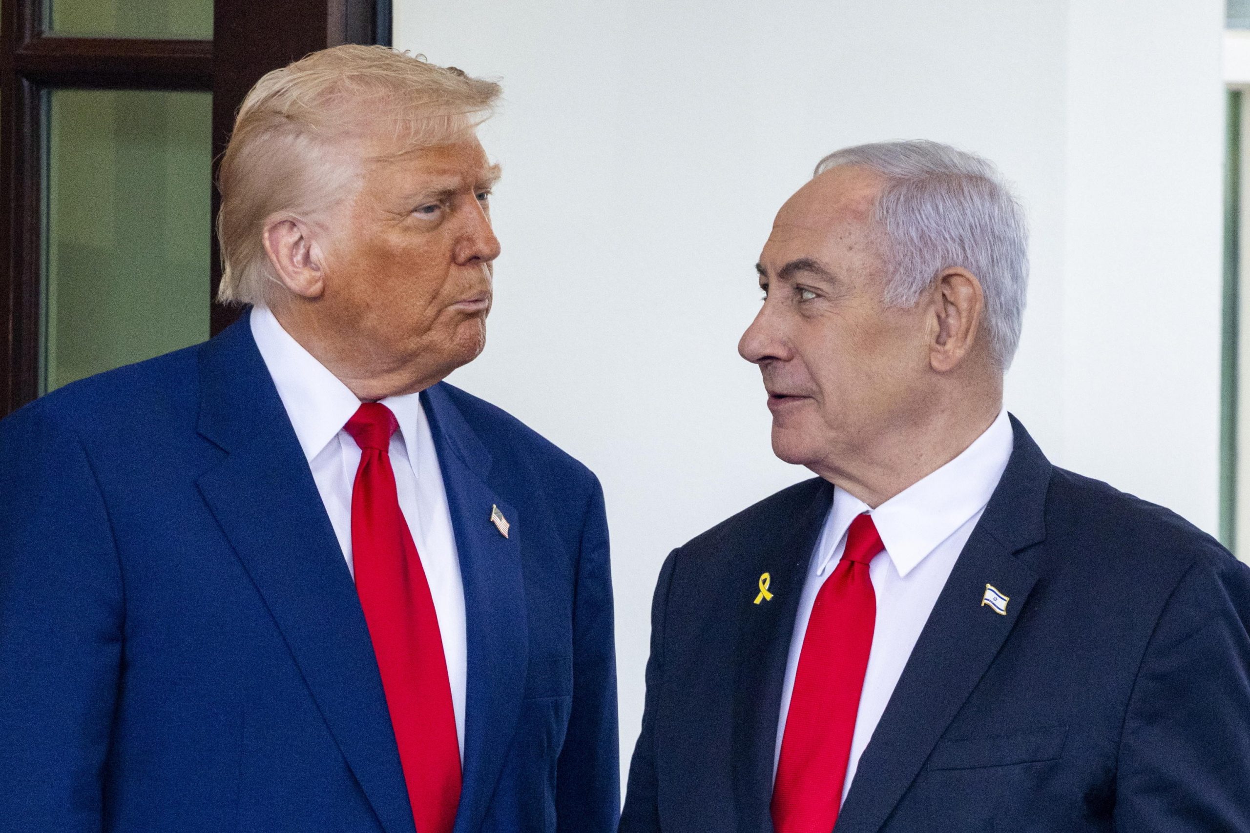 trump e netanyahu fine della guerra a gaza entro due settimane