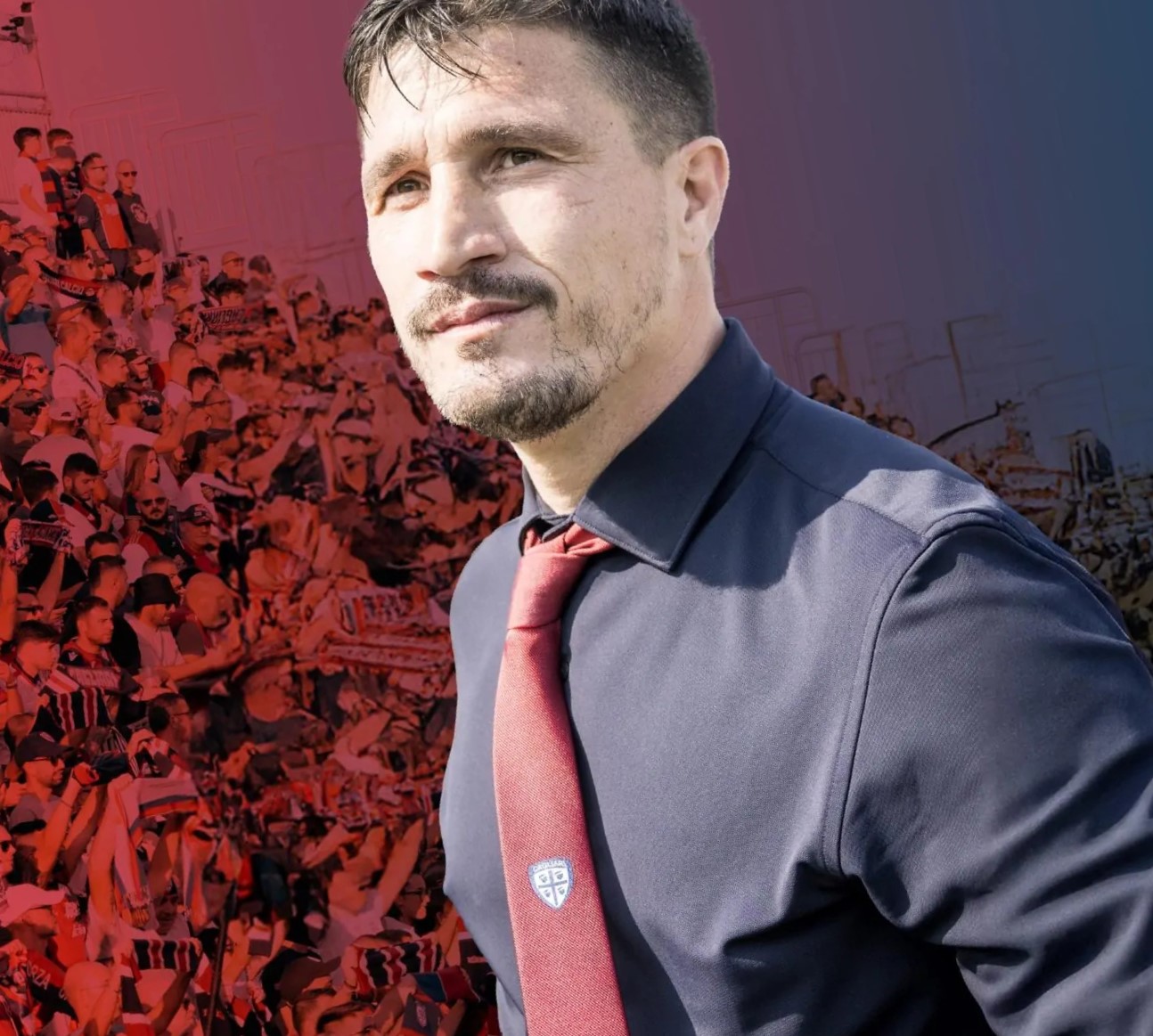 pisacane sulla panchina del cagliari scelta di cuore rossoblu