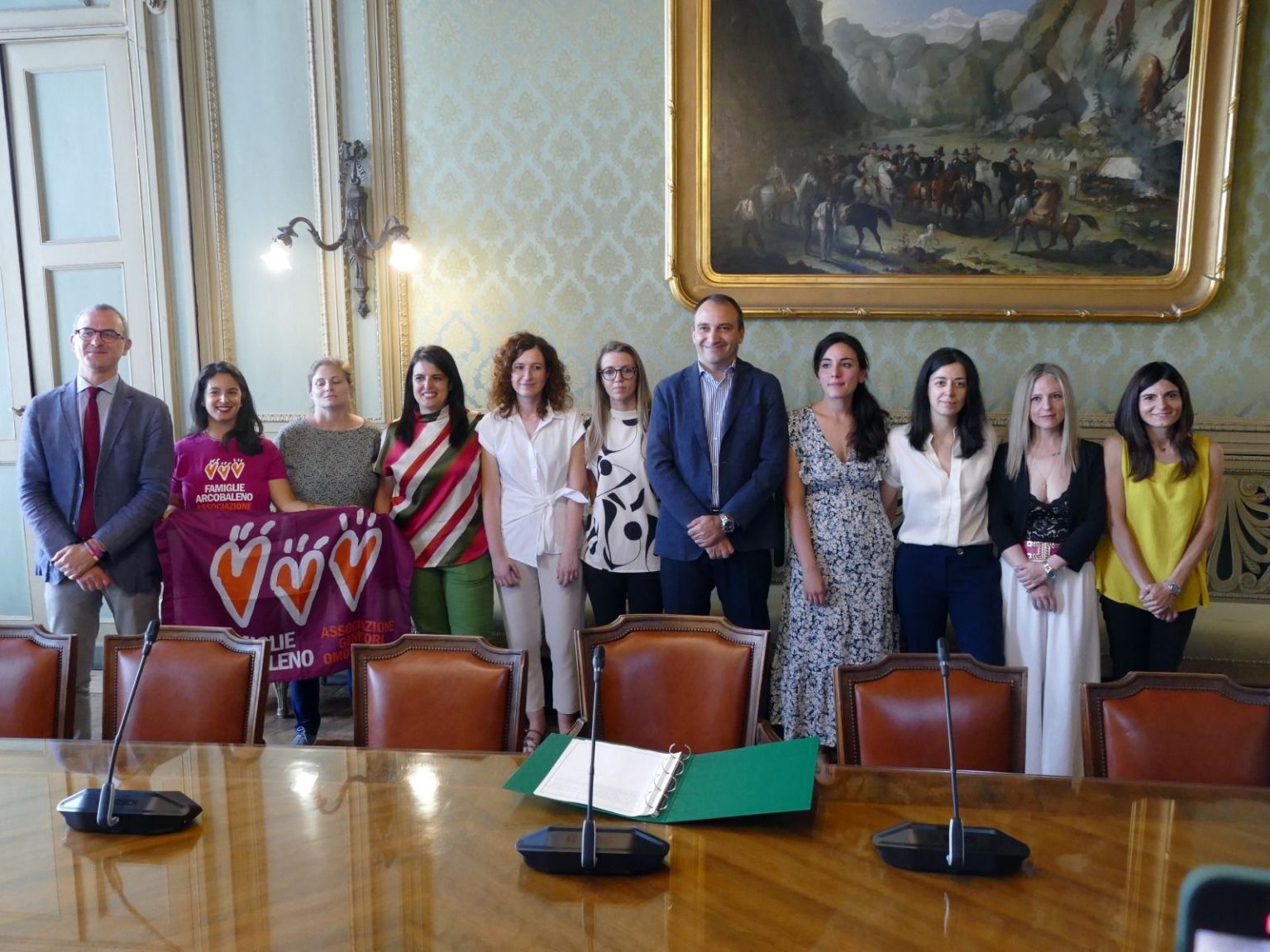 A Palazzo Civico la registrazione di quattro figli di coppie omogenitoriali