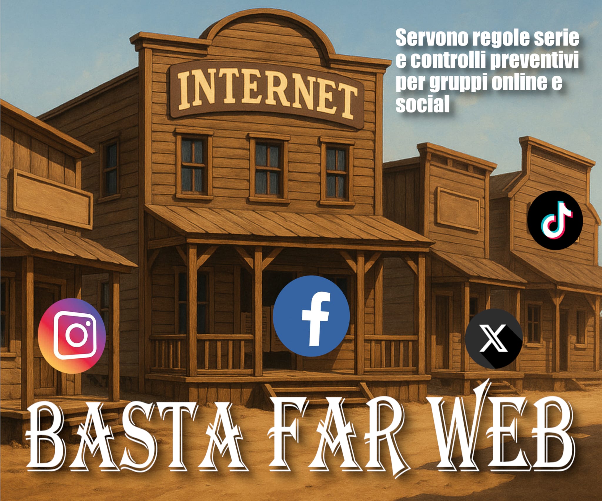 violenza online basta con il far web