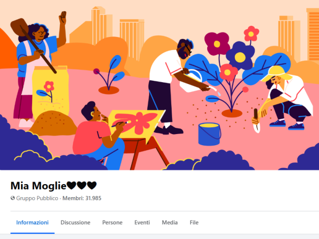 “Mia moglie” su Facebook: foto intime per 32mila iscritti