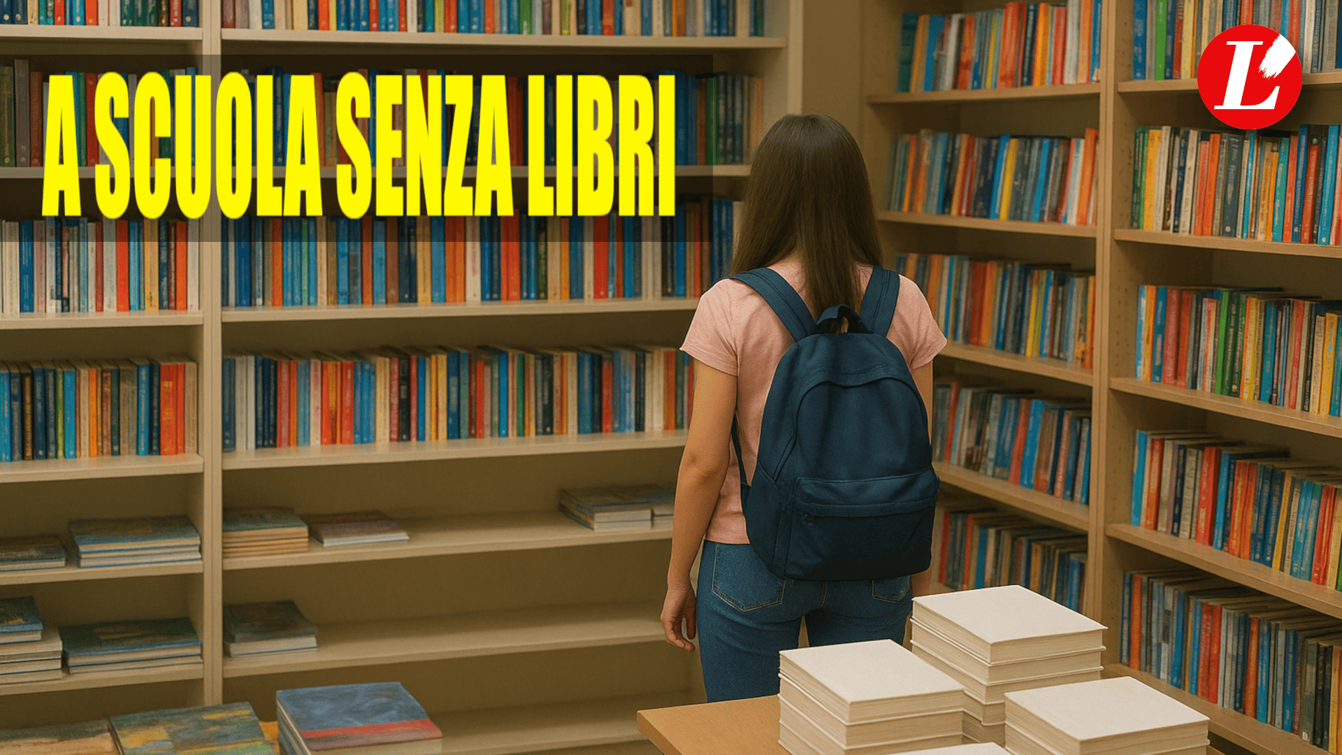 Scuola al via senza libri: una situazione imbarazzante che si ripete ogni anno Scuola al via senza libri: una situazione imbarazzante che si ripete ogni anno