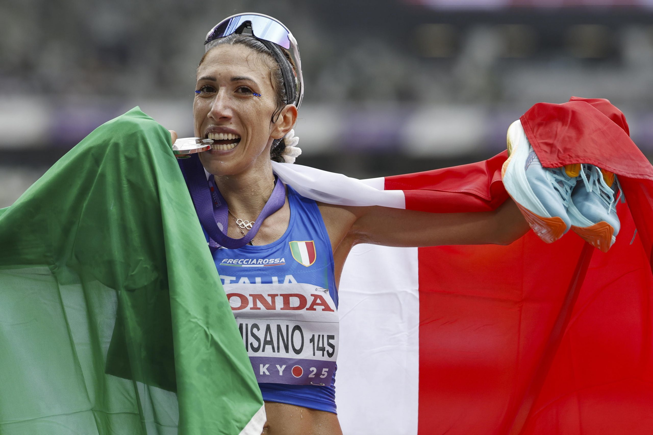 Argento per Palmisano nella 35 km di marcia Argento per Palmisano nella 35 km di marcia