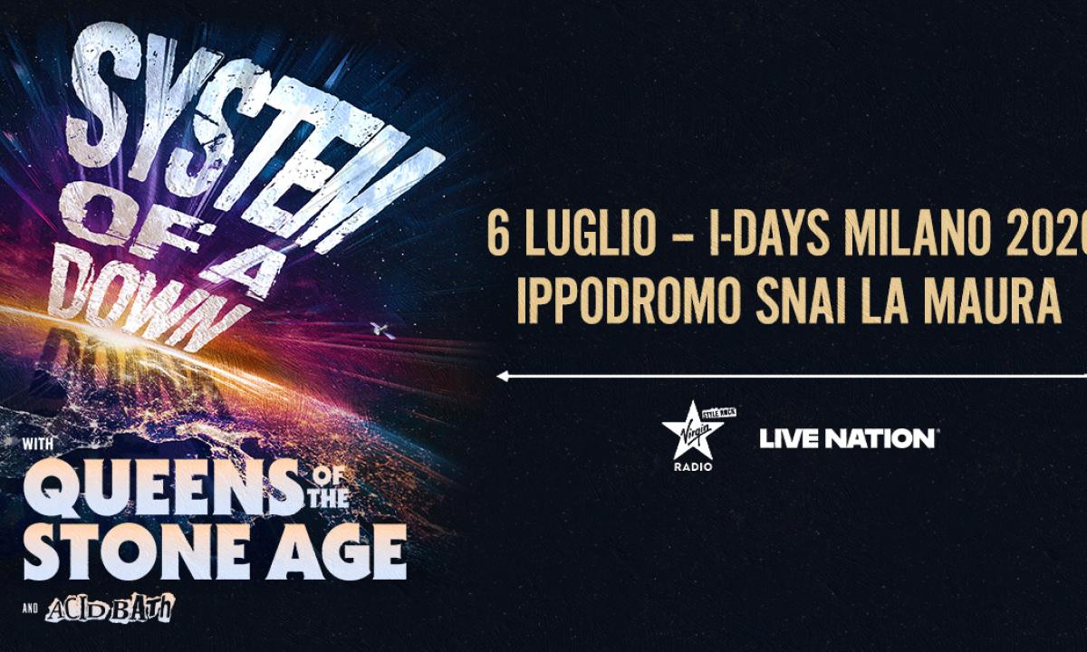 System of a Down tornano in Italia: appuntamento nel 2026