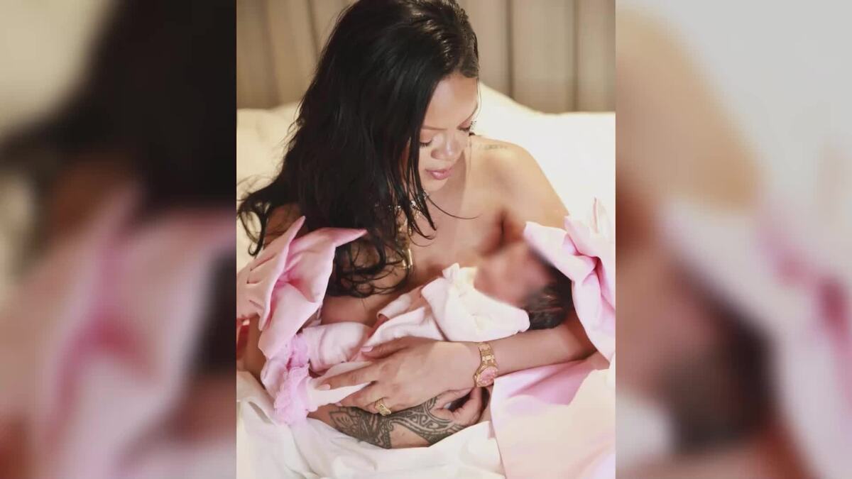 rihanna mamma per la terza volta primo fiocco rosa
