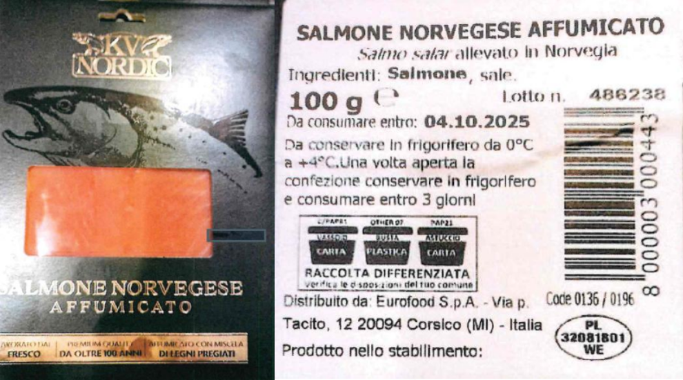 Salmone affumicato ritirato dai negozi: può causa una intossicazione alimentare