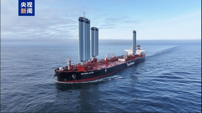 La prima petroliera a vela è Made in China La prima petroliera a vela è Made in China