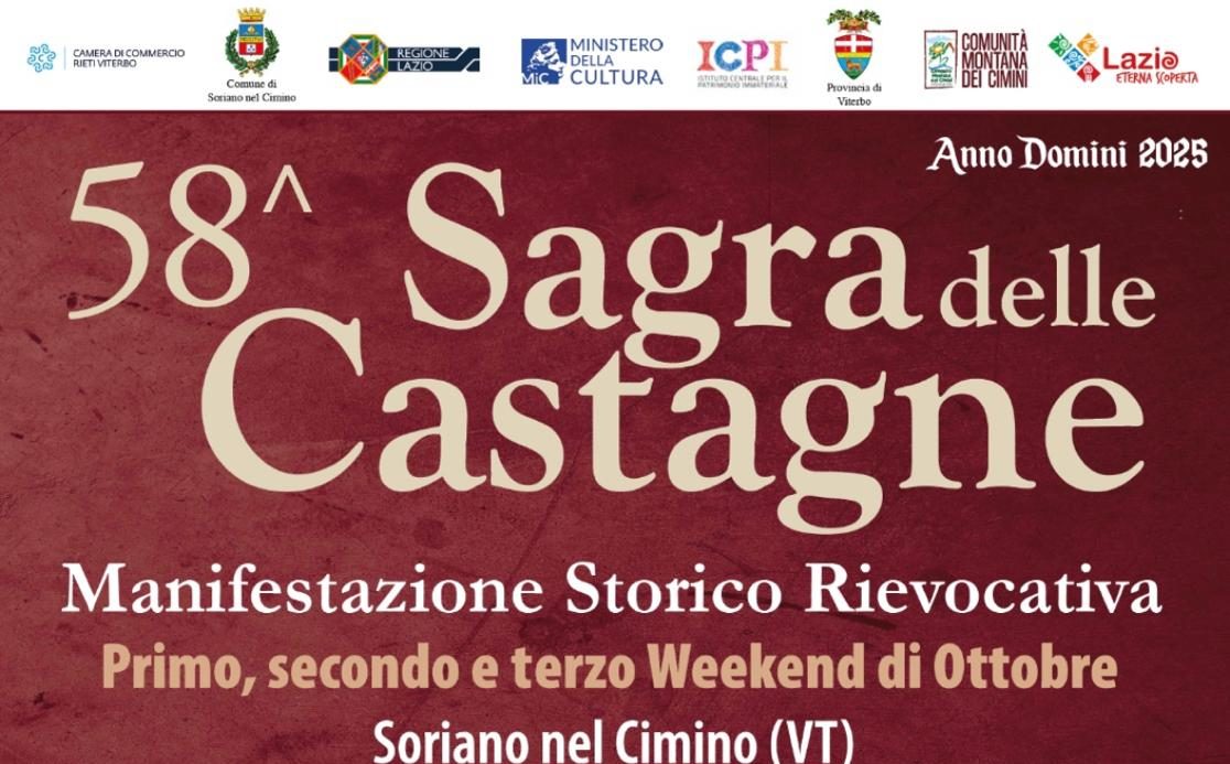soriano nel cimino vt 232 sagra delle castagne 8211 3 19 ott