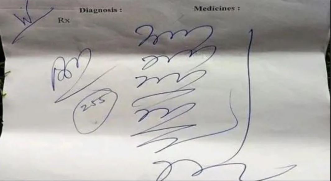 scrittura da galera medici condannati per la calligrafia illeggibile