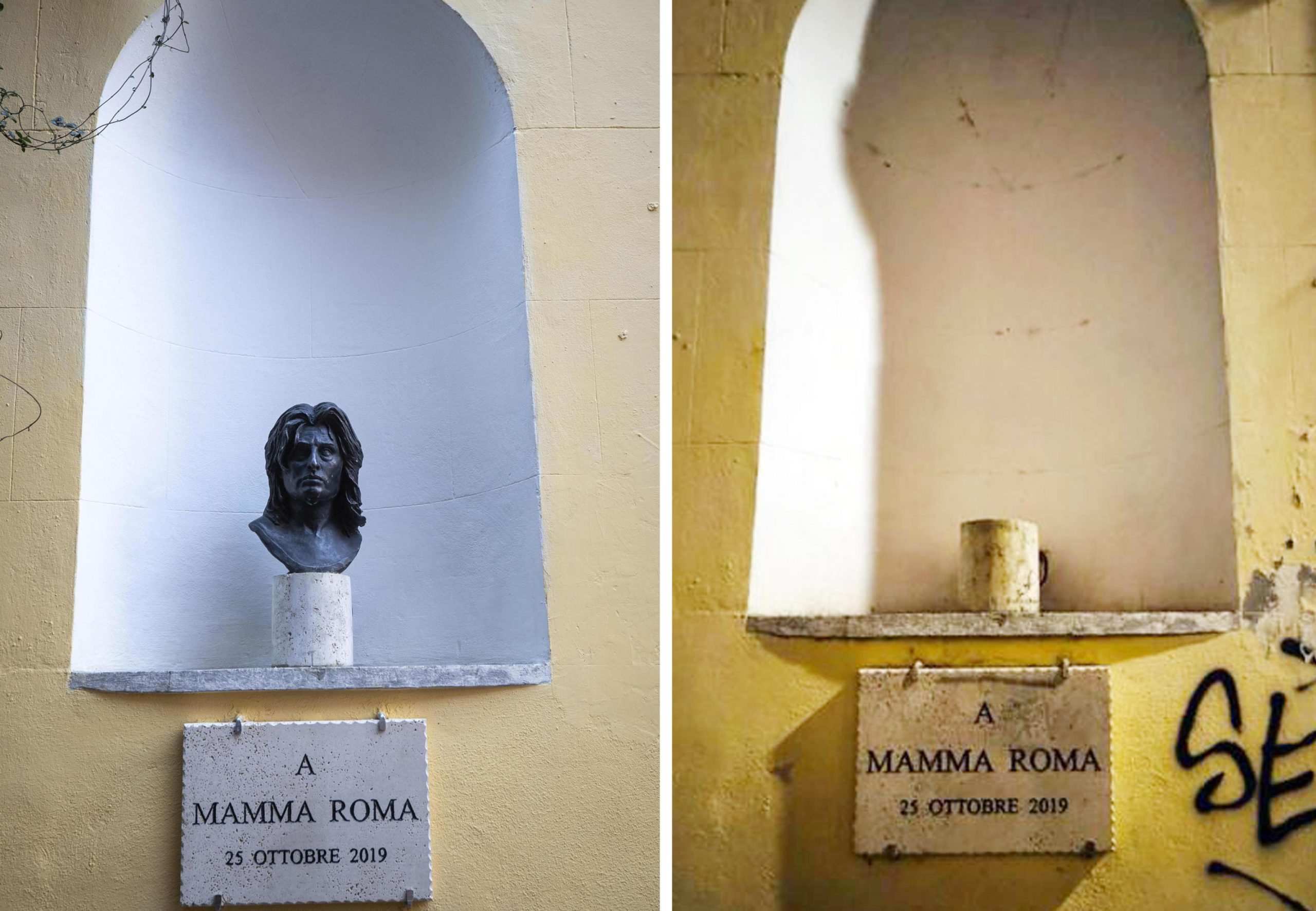 Roma, divelto a Trastevere il busto di Anna Magnani - L'Identità