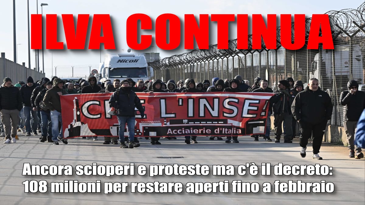 ilva continua dal decreto 108 milioni per gli impianti