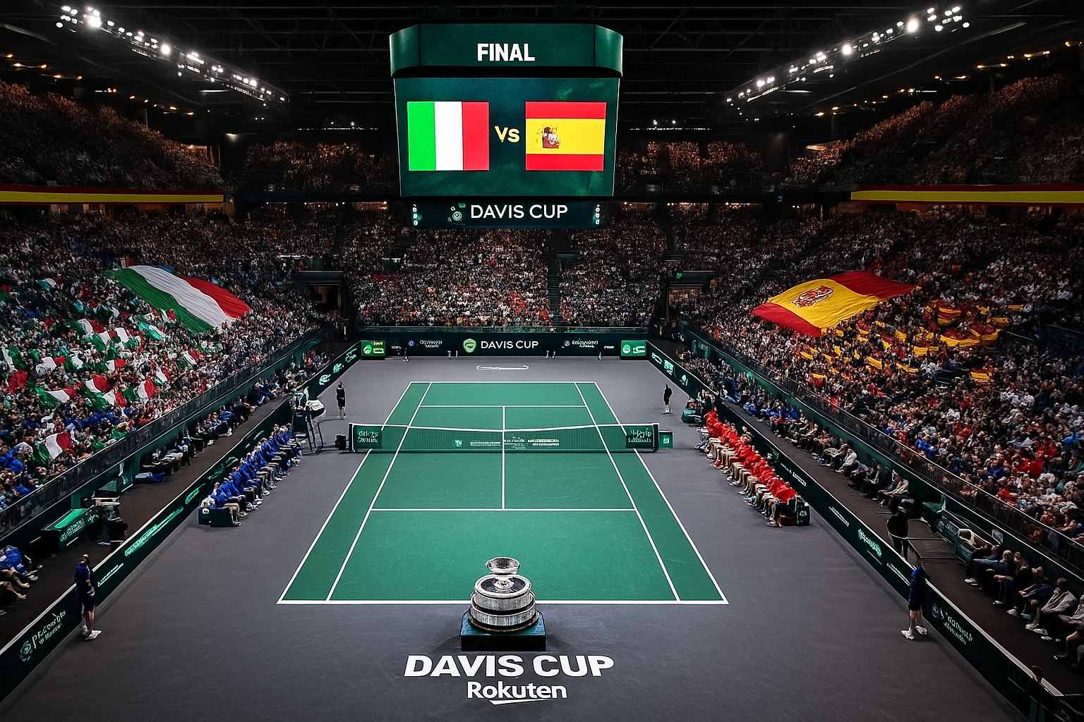 finale di coppa davis italia e spagna oggi faccia a faccia dopo 19 anni orario e dove vederla