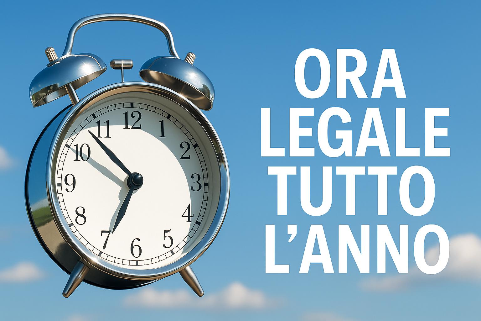 In Italia parte l’iter per introdurre l’ora legale tutto l’anno: in arrivo 352mila firme alla Camera In Italia parte l’iter per introdurre l’ora legale tutto l’anno: in arrivo 352mila firme alla Camera