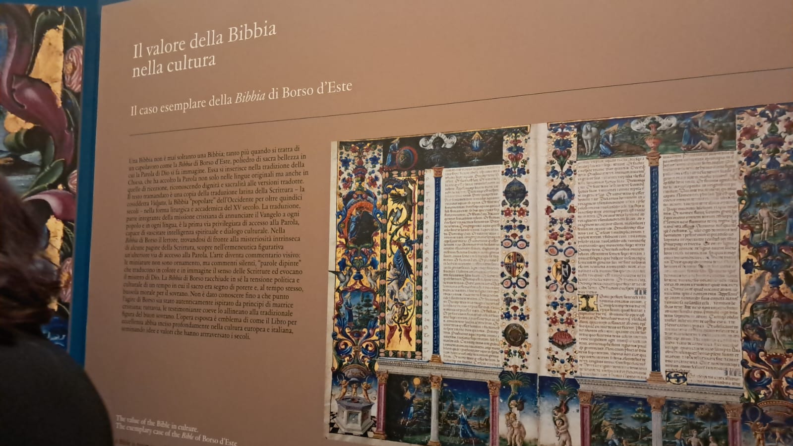 La mostra della Bibbia di Borso d’Este