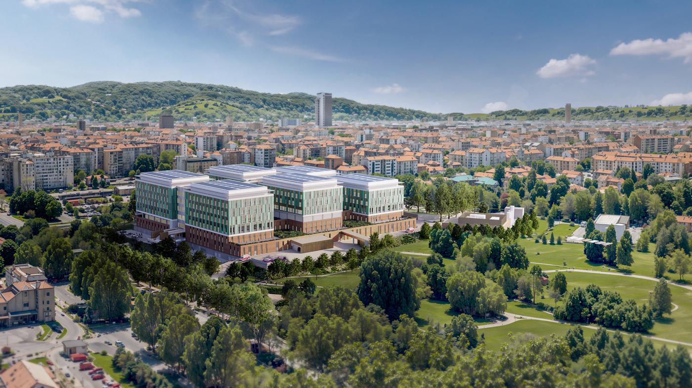 Torino, come sarà il nuovo ospedale: 503 posti letto, 8 sale operatorie e sostenibilità al centro Torino, come sarà il nuovo ospedale: 503 posti letto, 8 sale operatorie e sostenibilità al centro