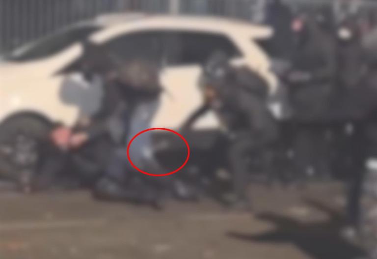 Scontri corteo Askatasuna